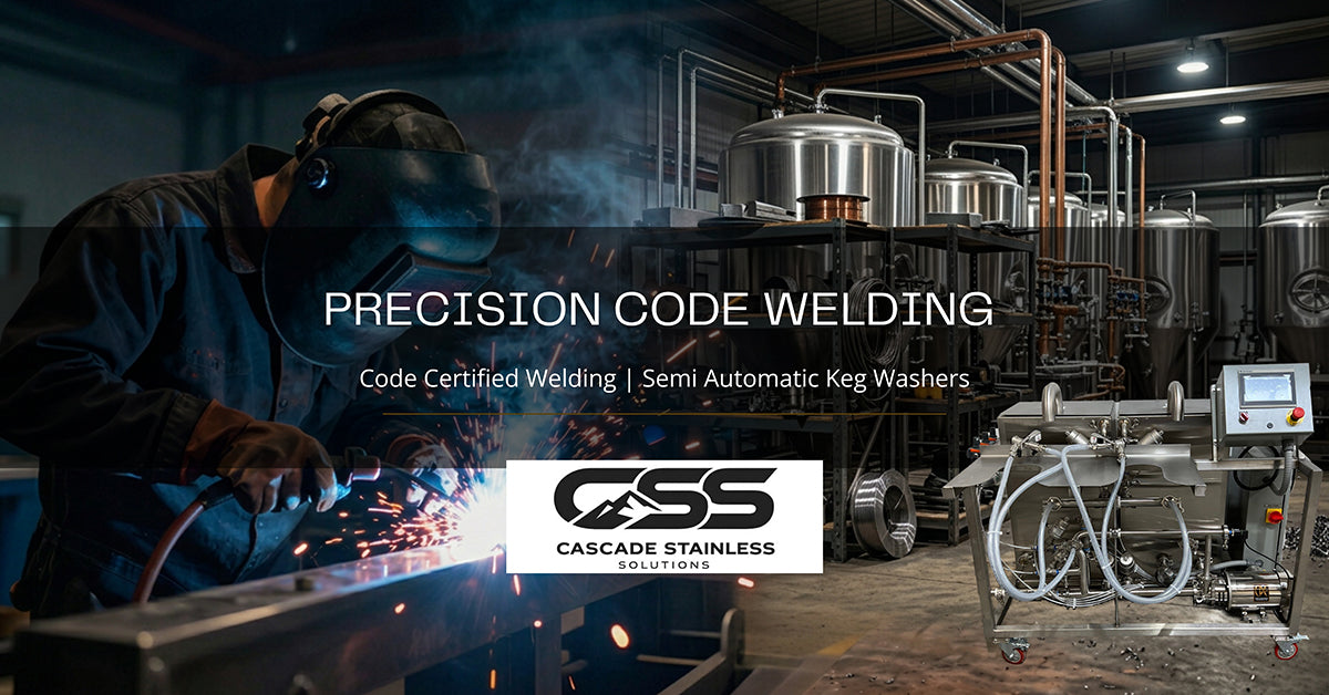 CSS Keg Washers Session Line – Cascade Stainless Welding and Keg Washers